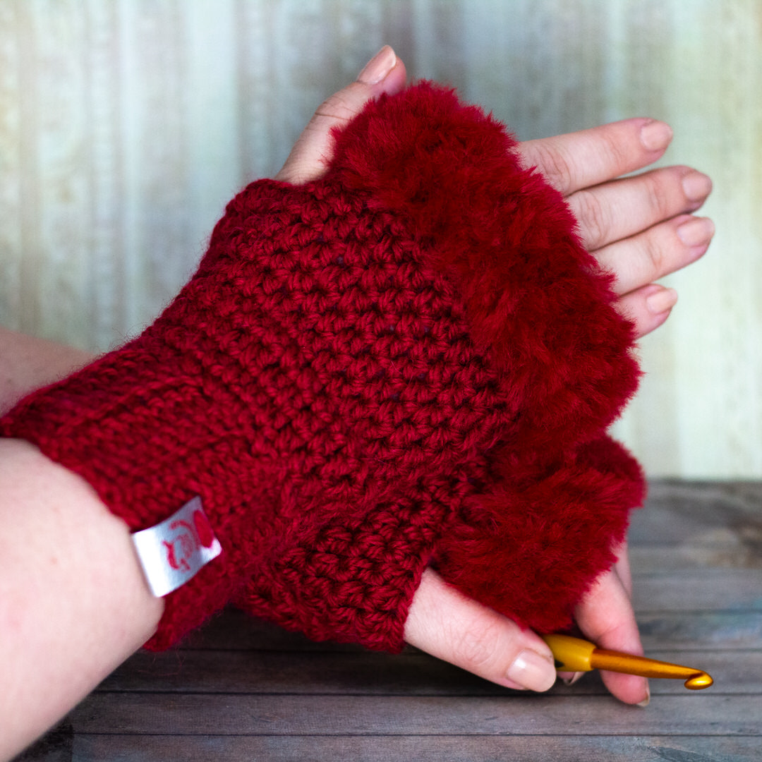 Rouge, 100% laine pour tricoter, laine de mitaine, crochet