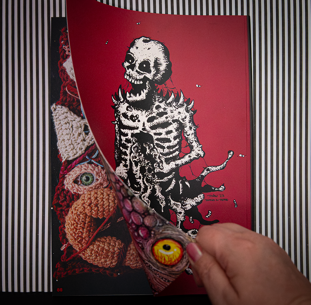 Fanzine indépendant Charogne n3, thème mutations et mutilations